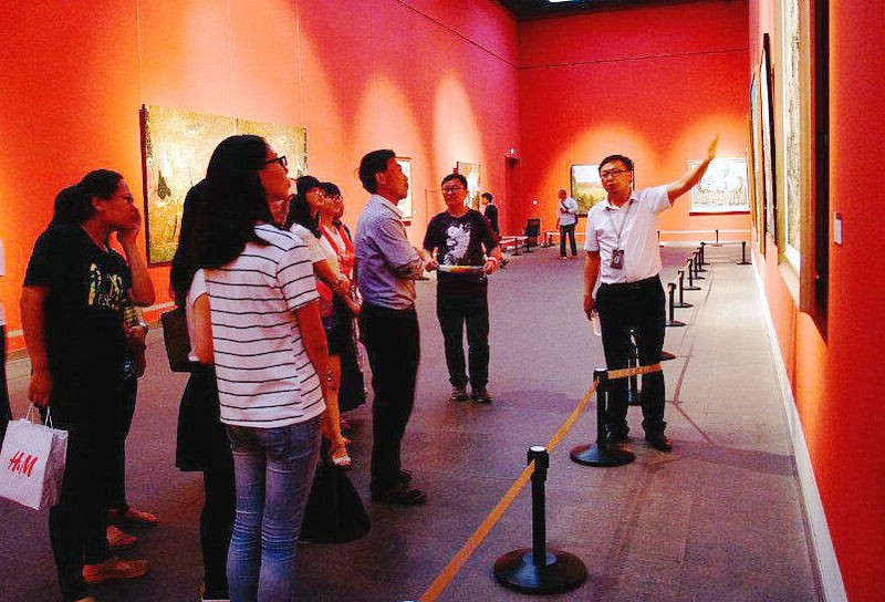 美术馆|济南公社参观专题油画展解说 2015