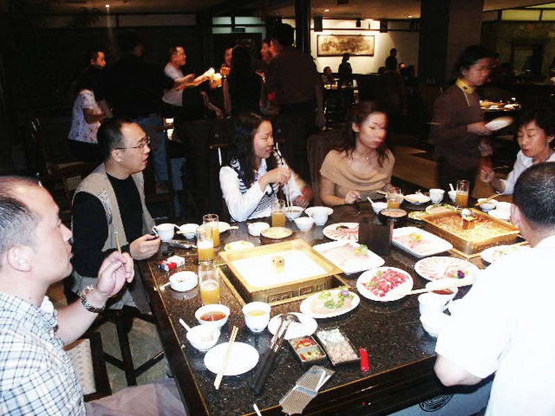 迎送|成都公社欢迎北京社员聚餐 2003